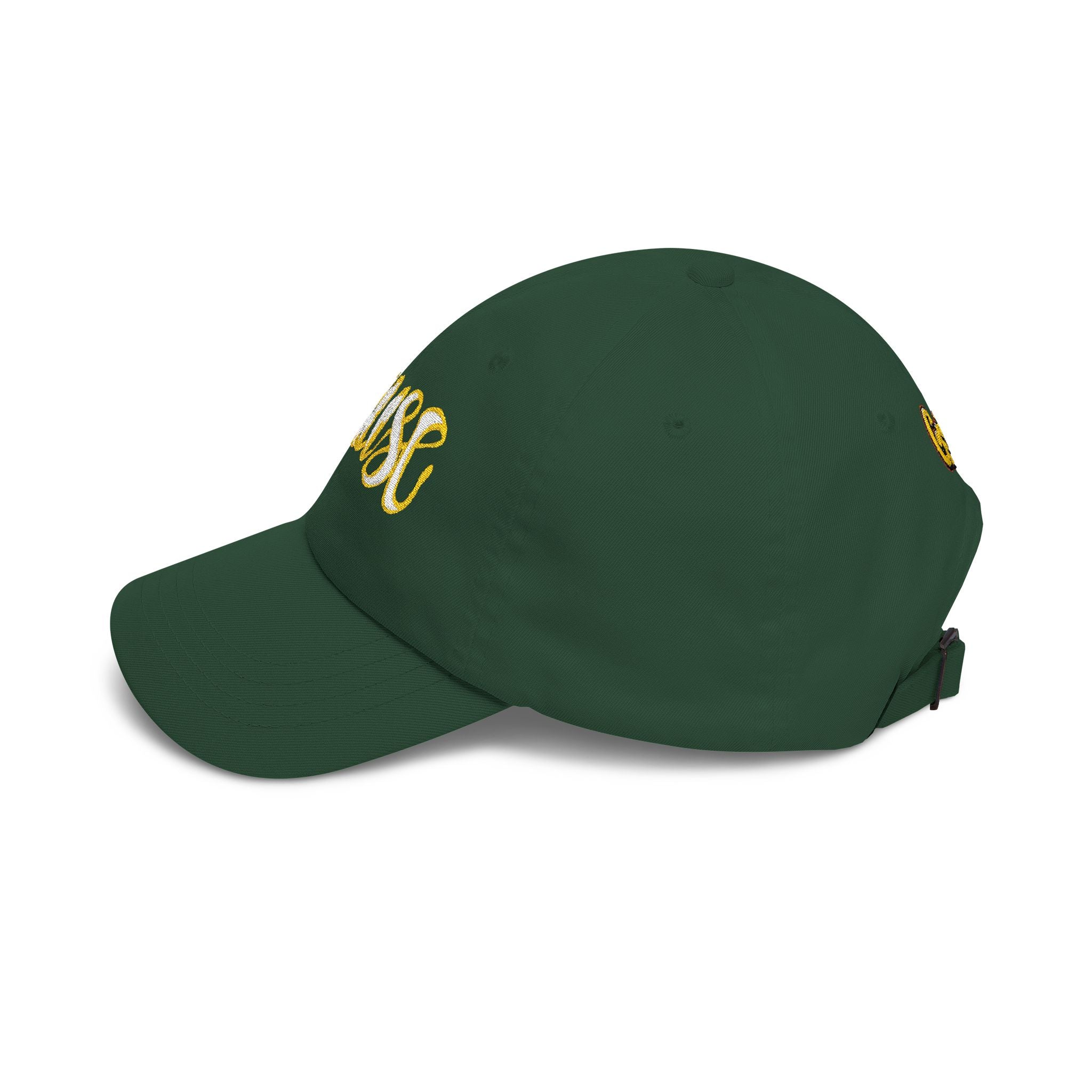 Pause Embroidered Calligraphy Dad Cap