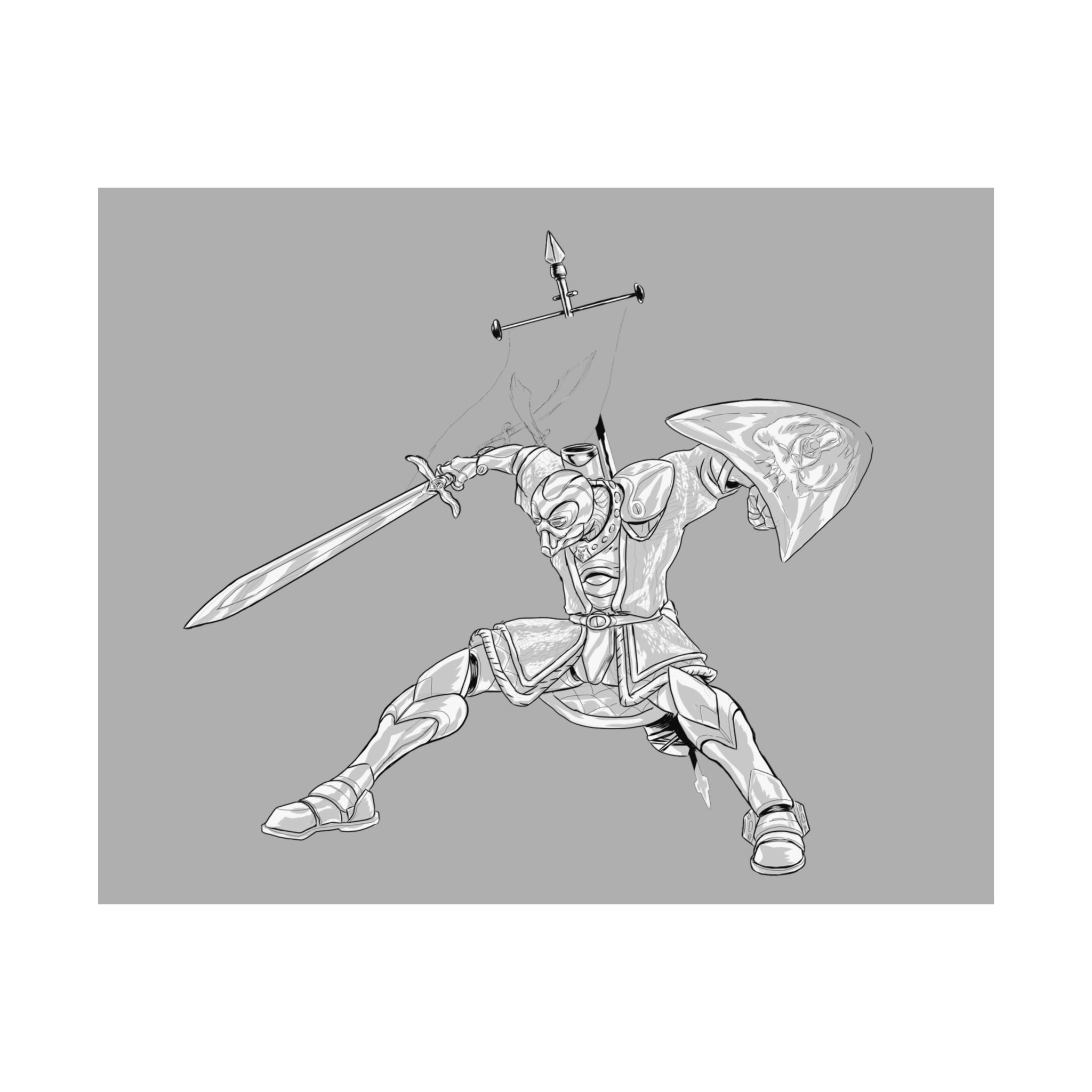 Mechanical Knight | Matte Poster