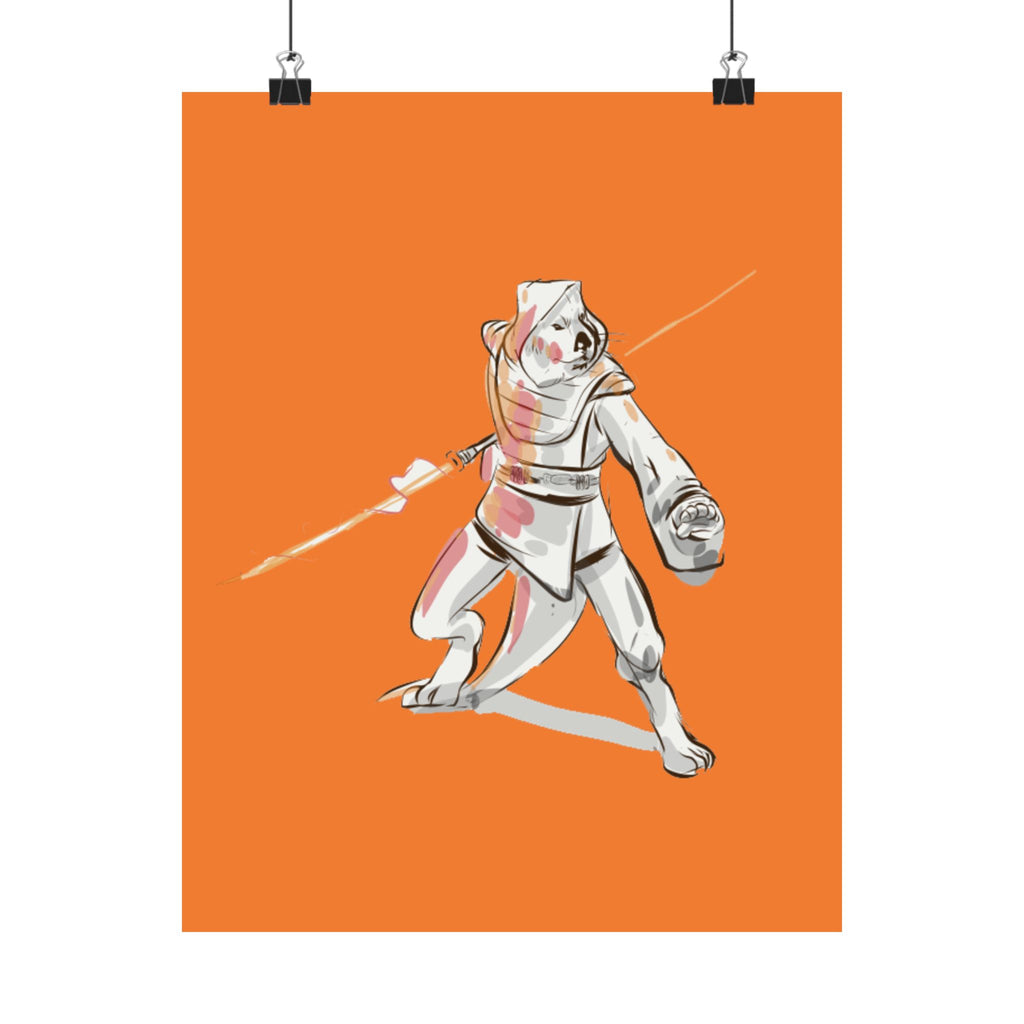 Solarian Warrior | Matte Poster