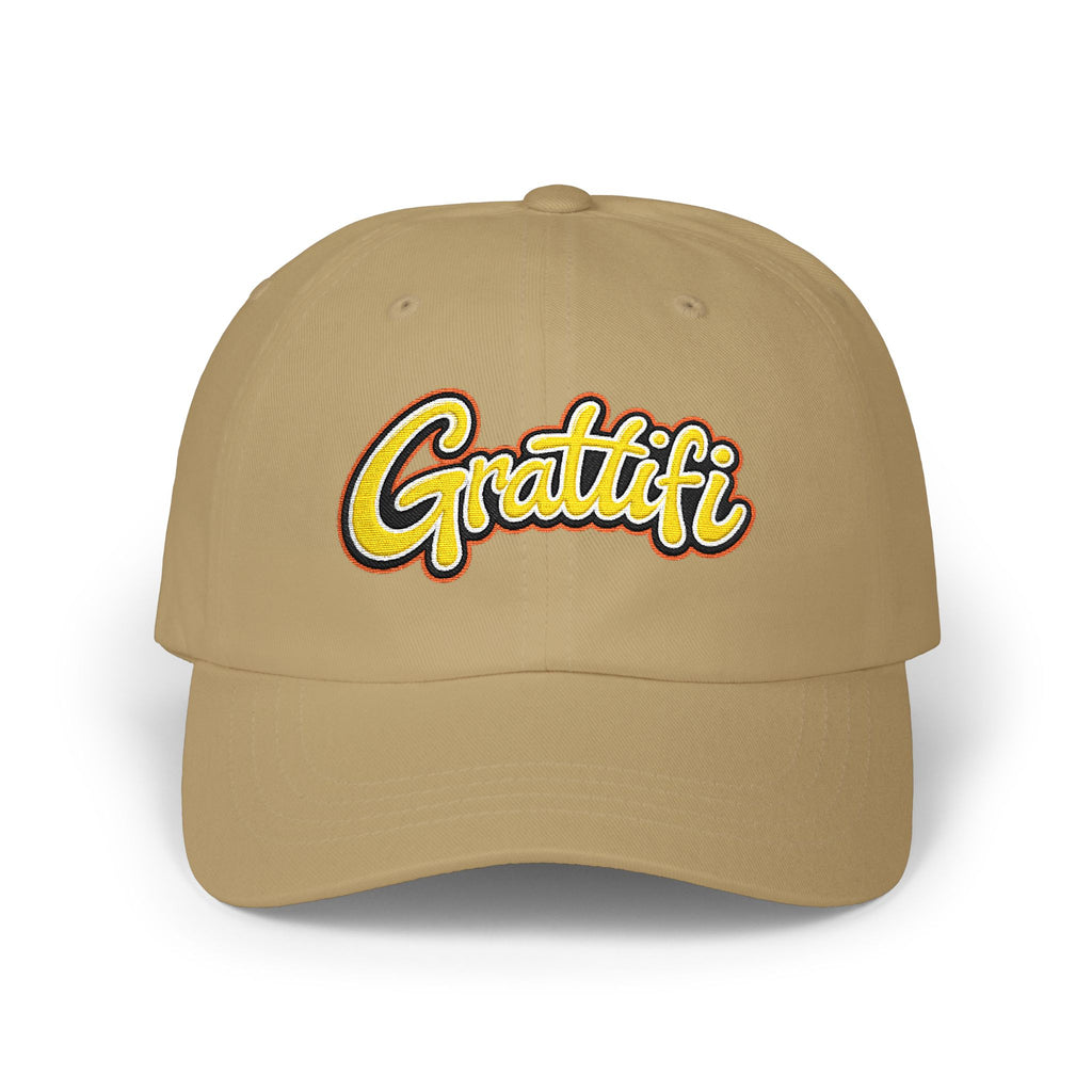 Grattifi Classic Embroidered Dad Cap — Minimal Logo Baseball Hat