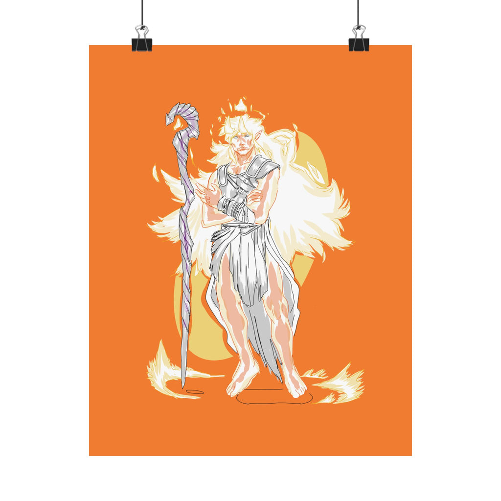 Flameborne Sorcerer | Matte Poster