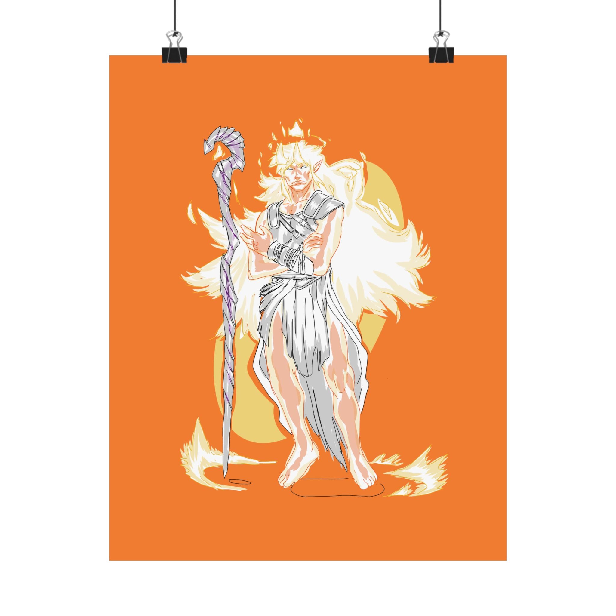 Flameborne Sorcerer | Matte Poster