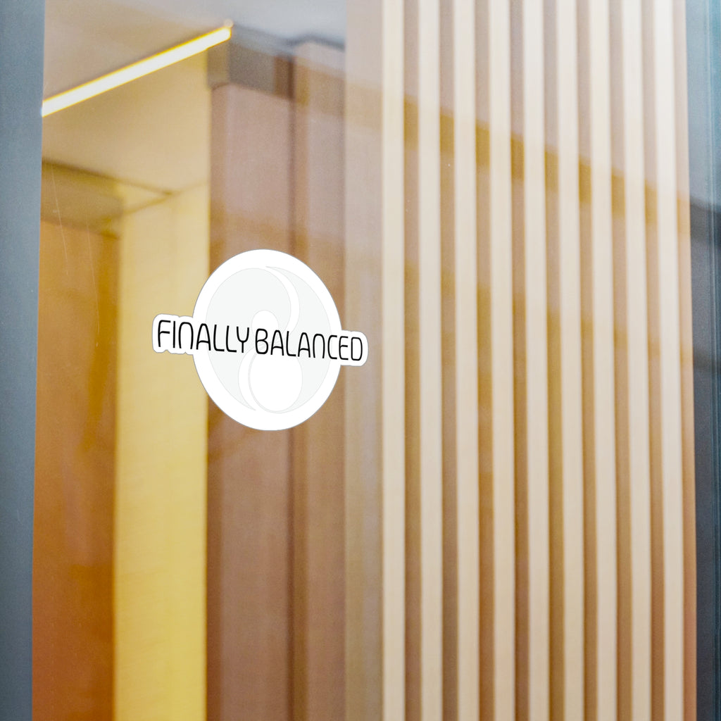 Finally Balanced Vinyl Decal — Yin Yang Sticker