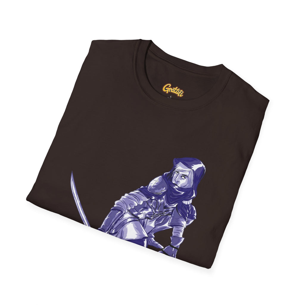 Female Assassin T-Shirt — Purple Assassin Graphic