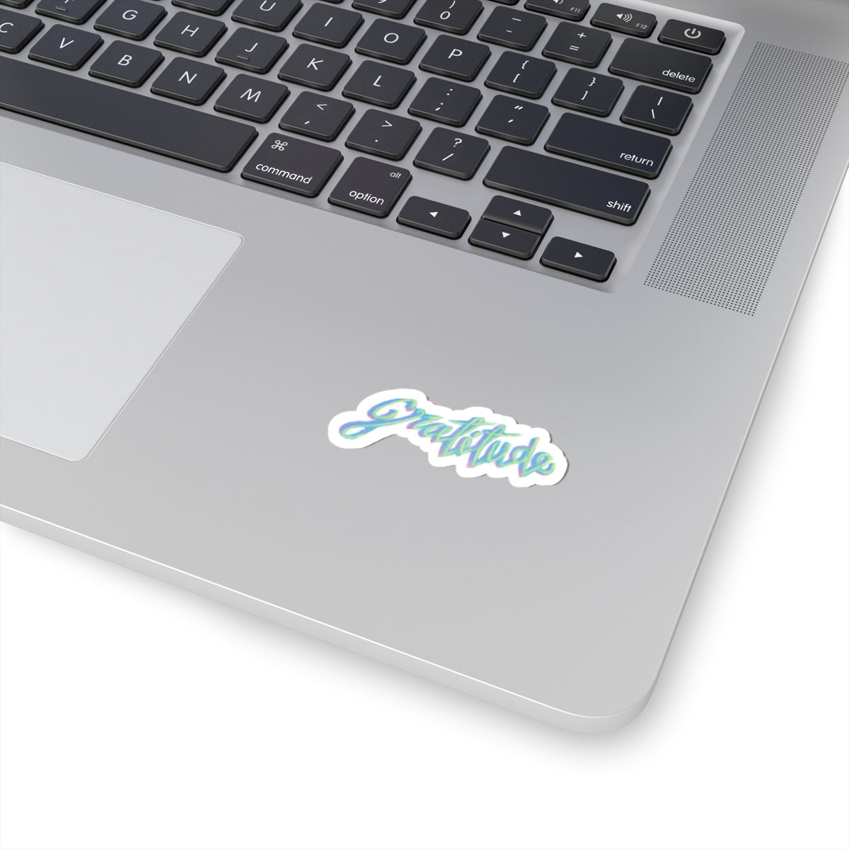 Gratitude Chalk Kiss-Cut Sticker