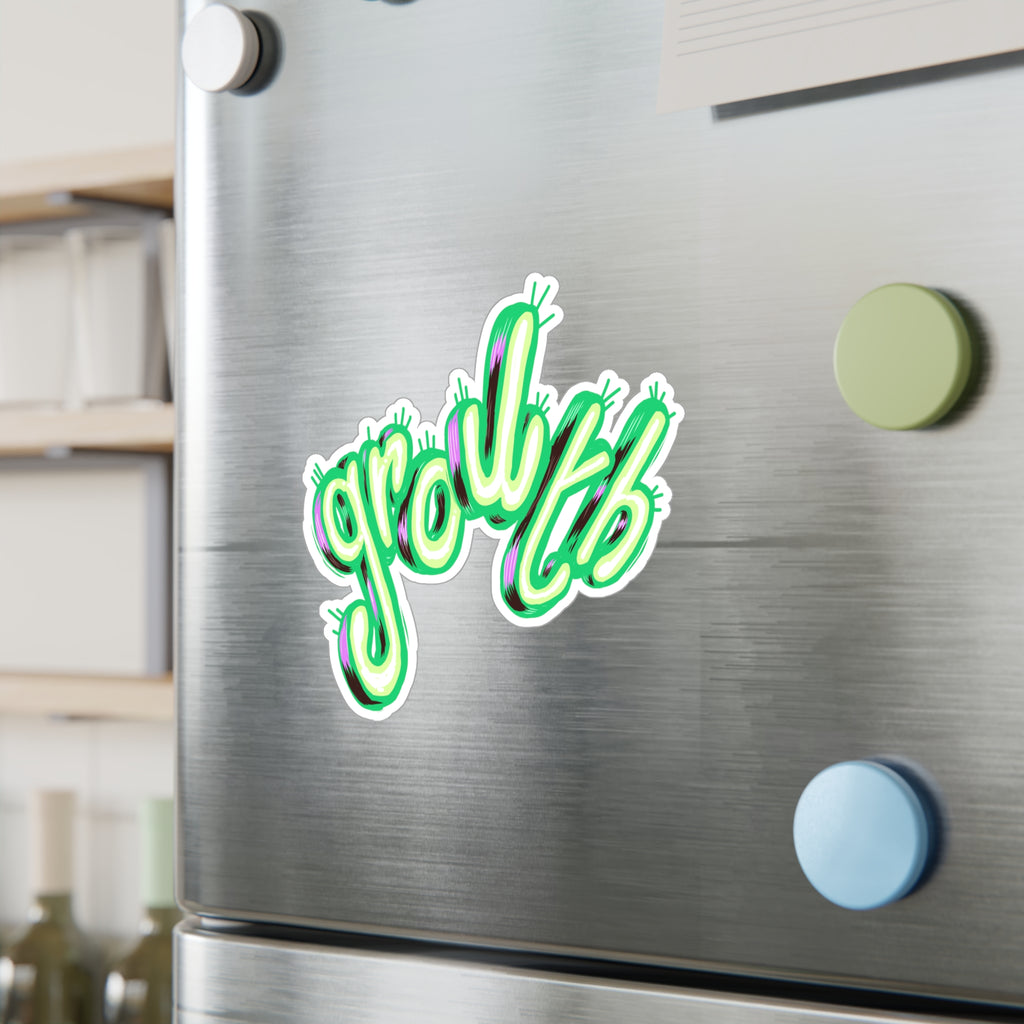 Grow Up Graffiti Kiss-Cut Vinyl Sticker