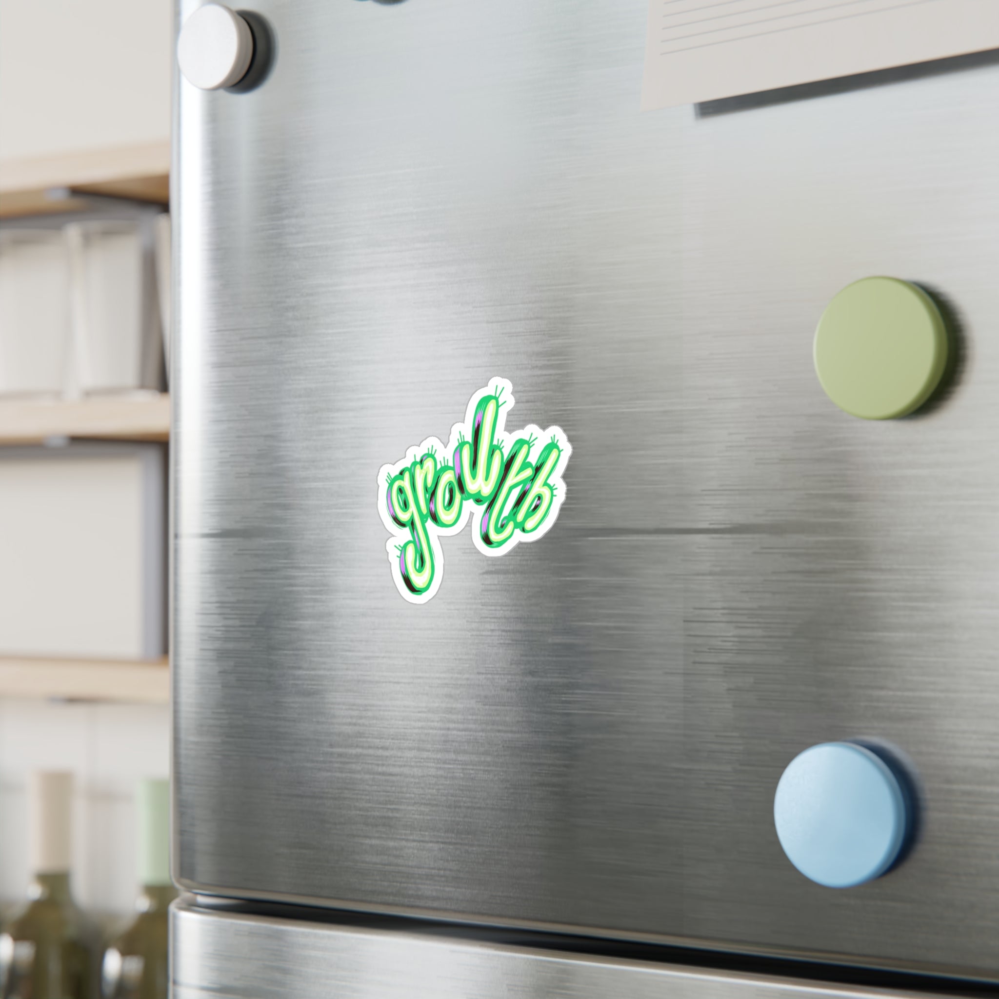 Grow Up Graffiti Kiss-Cut Vinyl Sticker