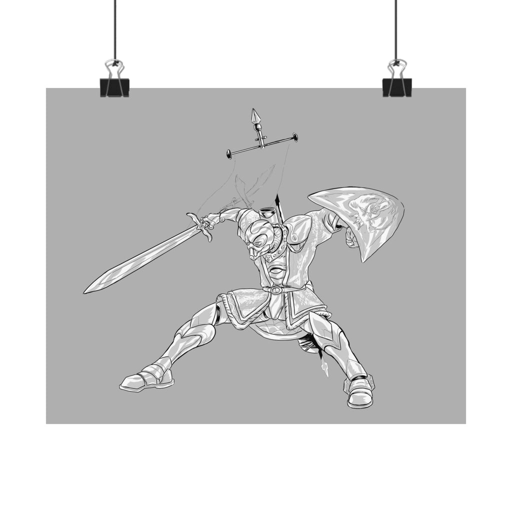Mechanical Knight | Matte Poster