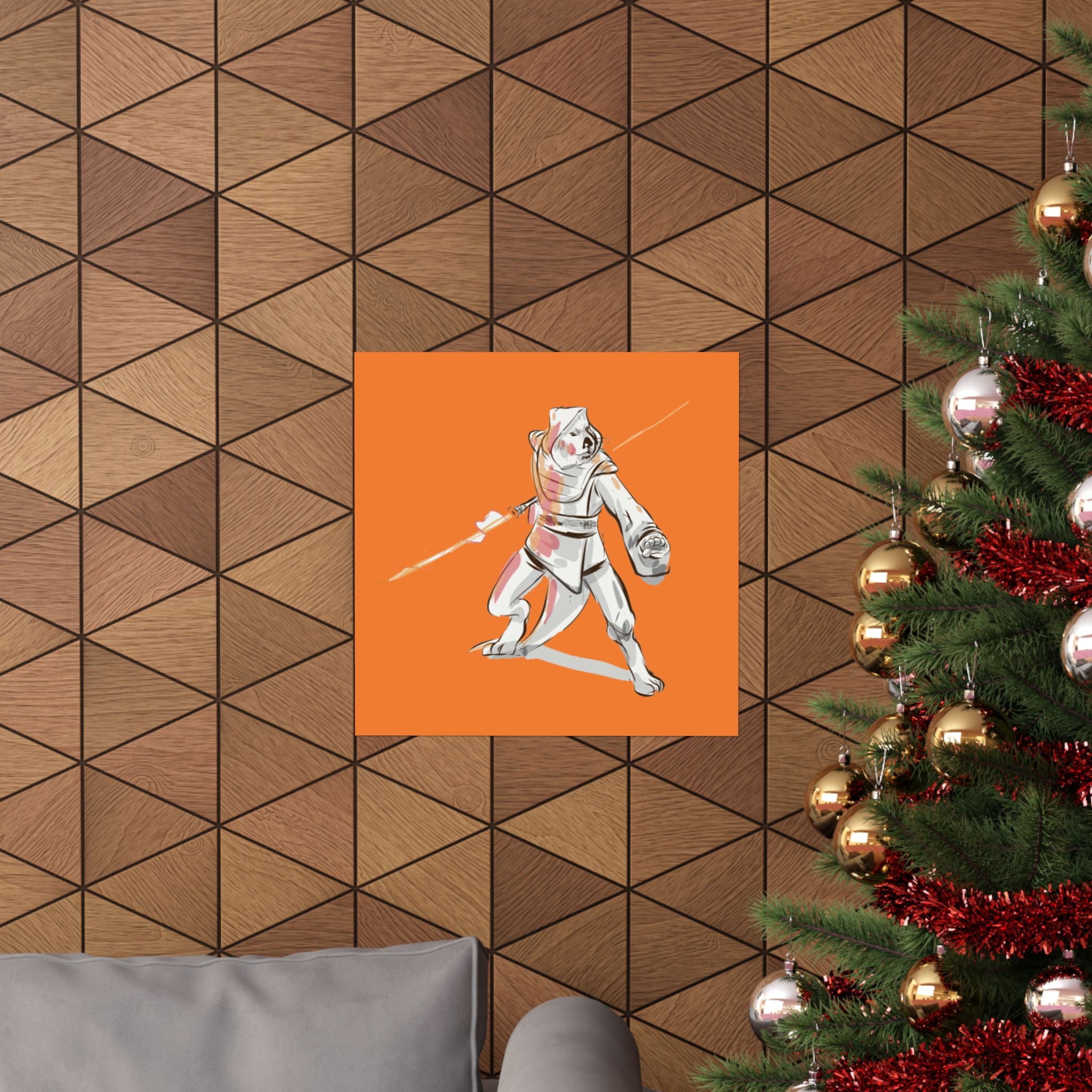 Solarian Warrior | Matte Poster