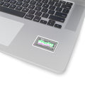 Graffiti 'LEE KILLEN' Kiss-Cut Sticker — Neon Green & Purple Street Art Decal