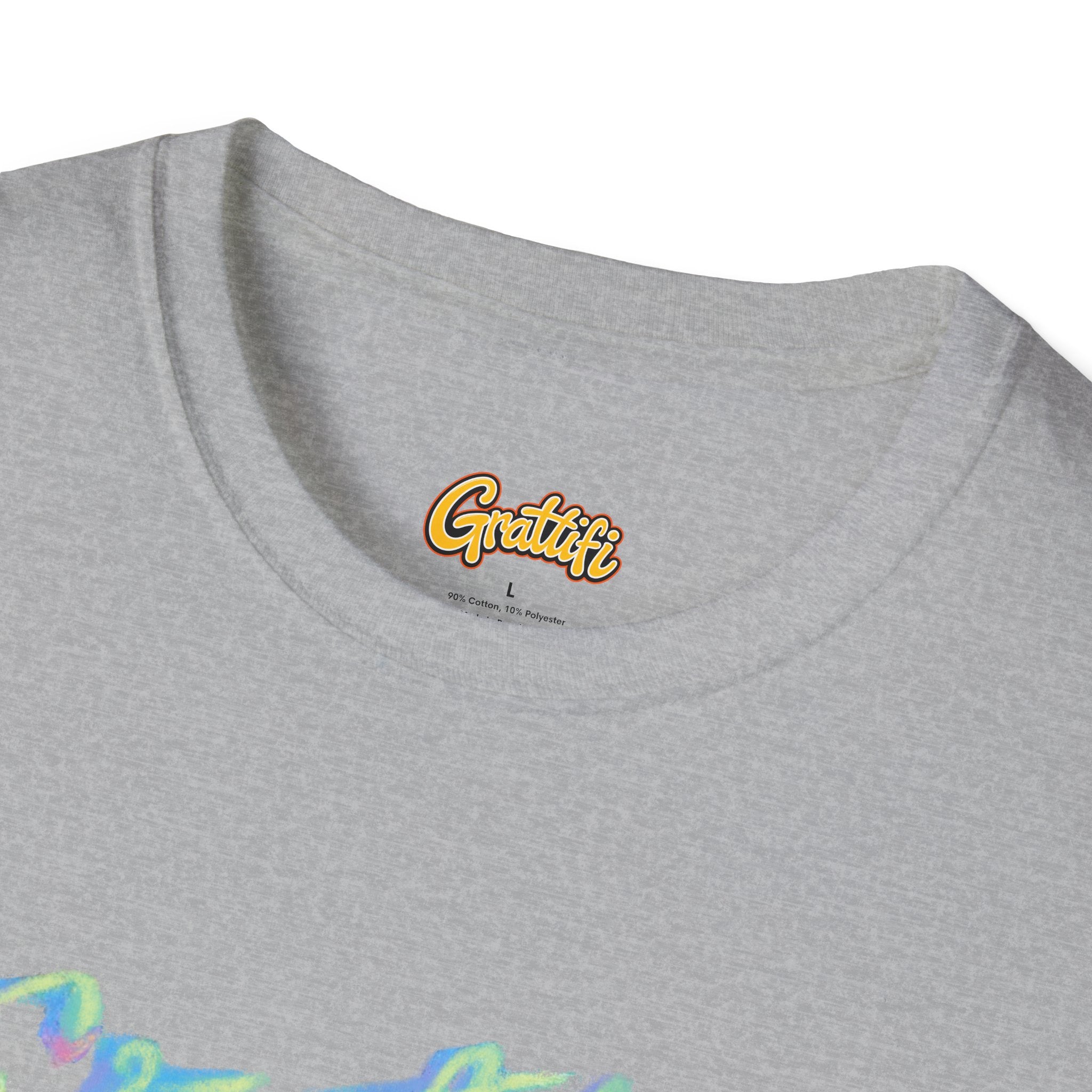 Gratitude Script T-Shirt — Positive Vibes Graphic Tee