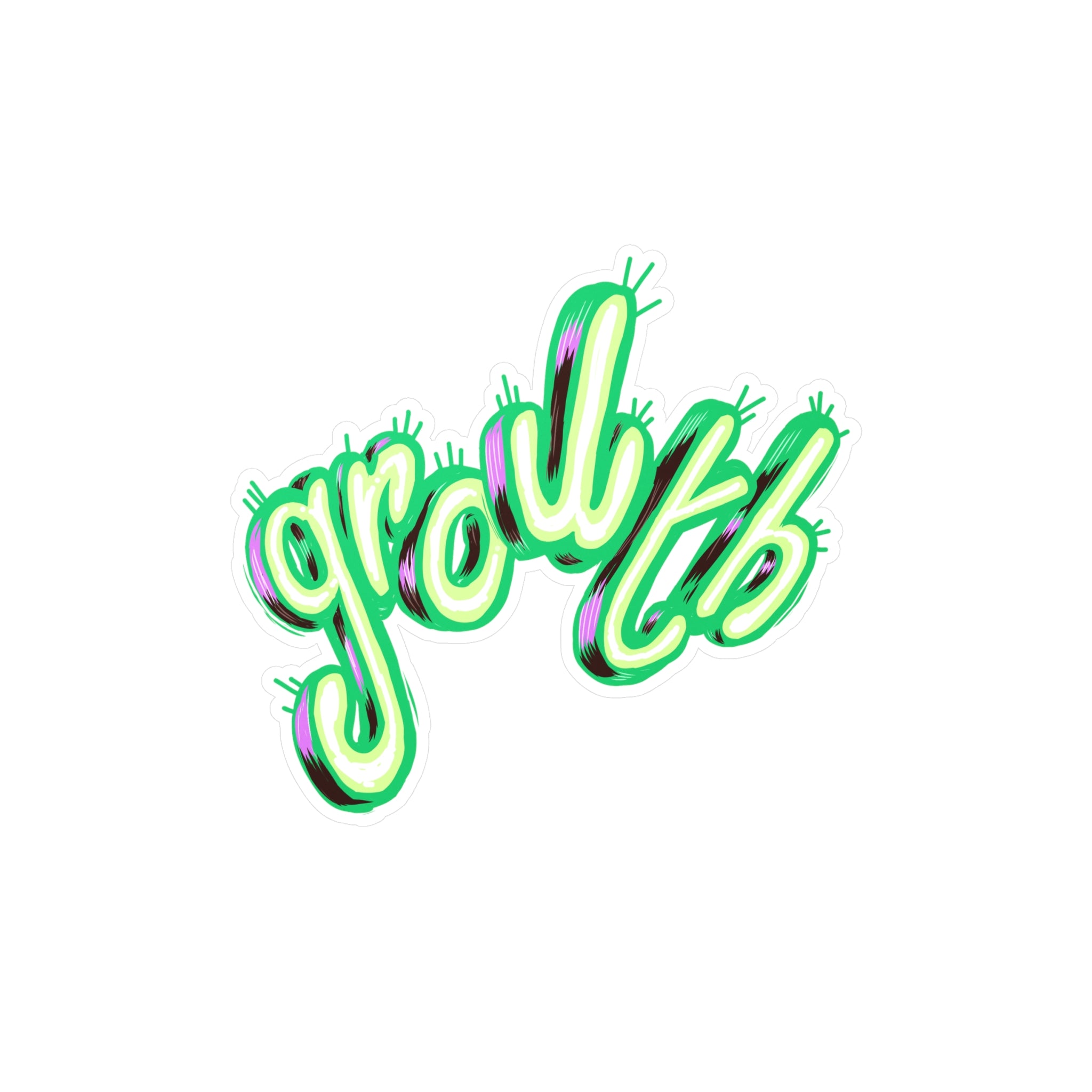 Grow Up Graffiti Kiss-Cut Vinyl Sticker