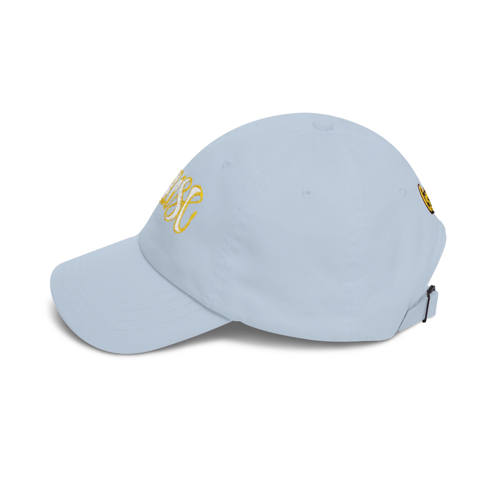 Pause Embroidered Calligraphy Dad Cap