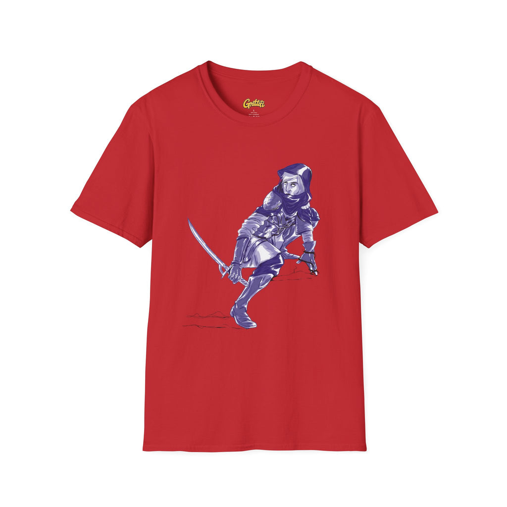 Female Assassin T-Shirt — Purple Assassin Graphic