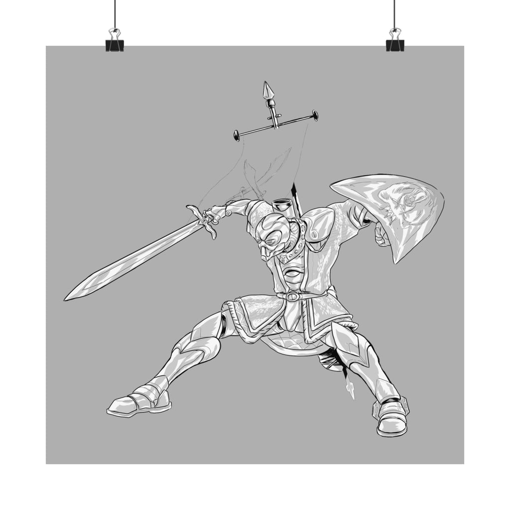 Mechanical Knight | Matte Poster