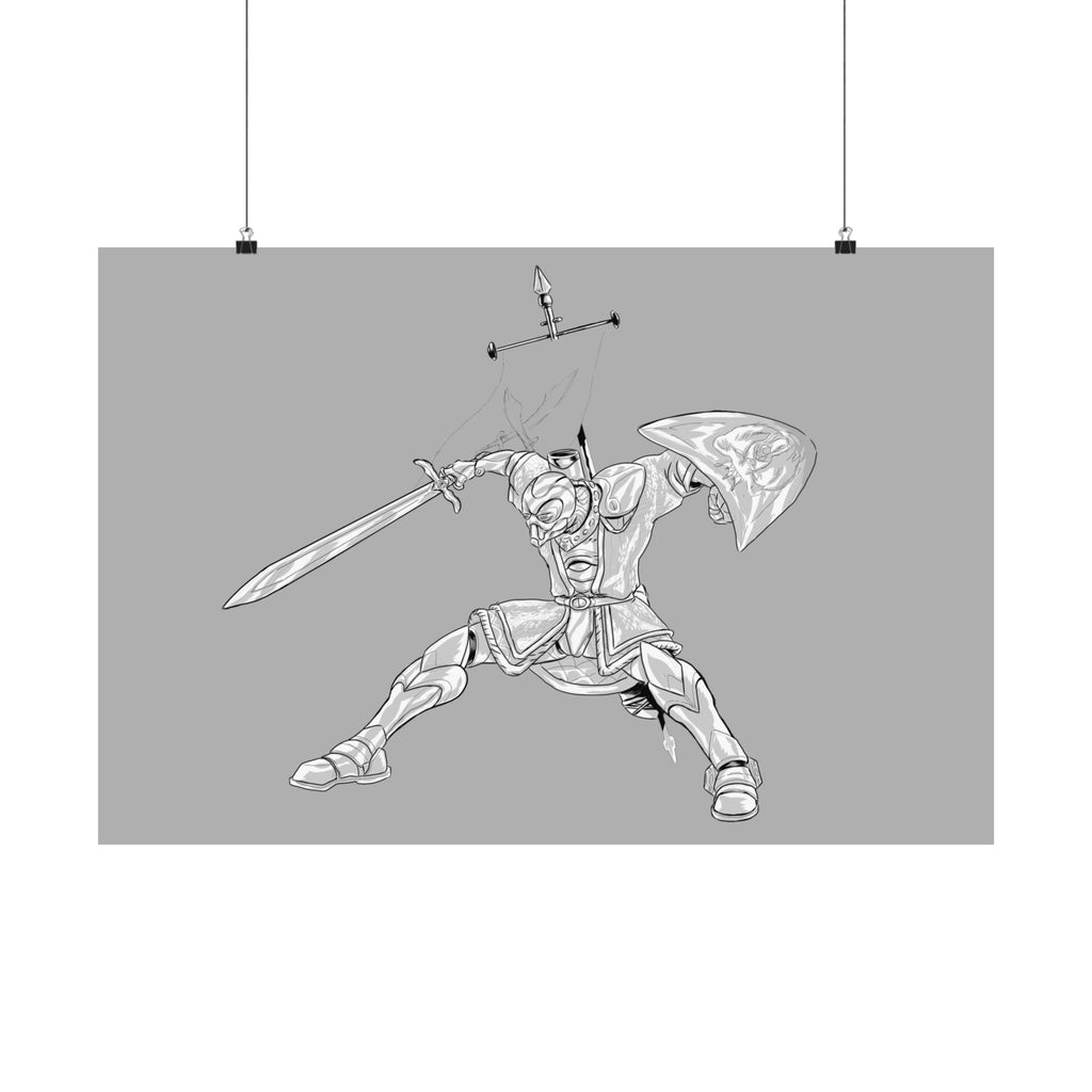 Mechanical Knight | Matte Poster