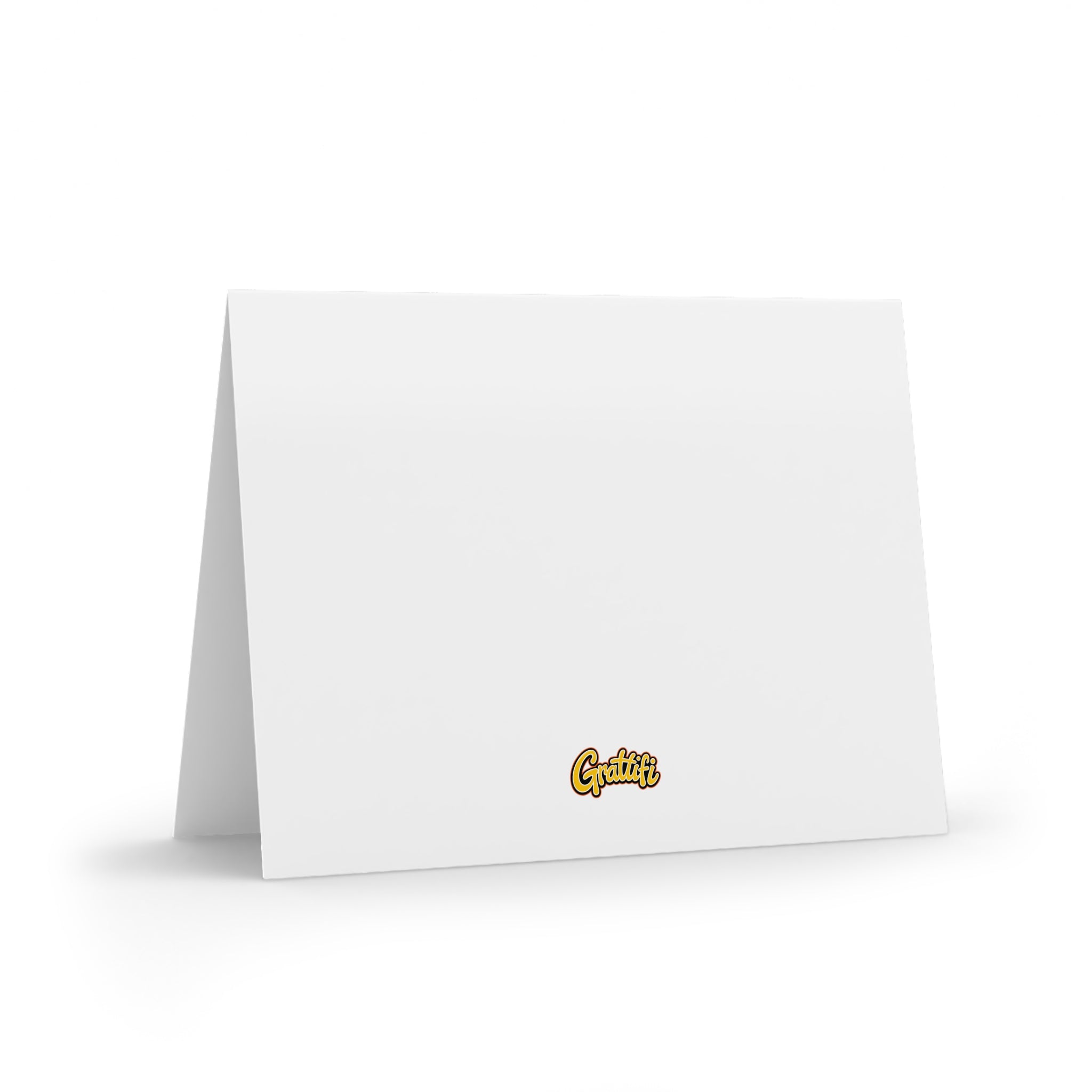 Greeting Card — Retro 'Pause' Script Design (Pack of 8/16/24)