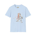 Knight Warrior Tee — Sci-Fi Illustration with energy sword