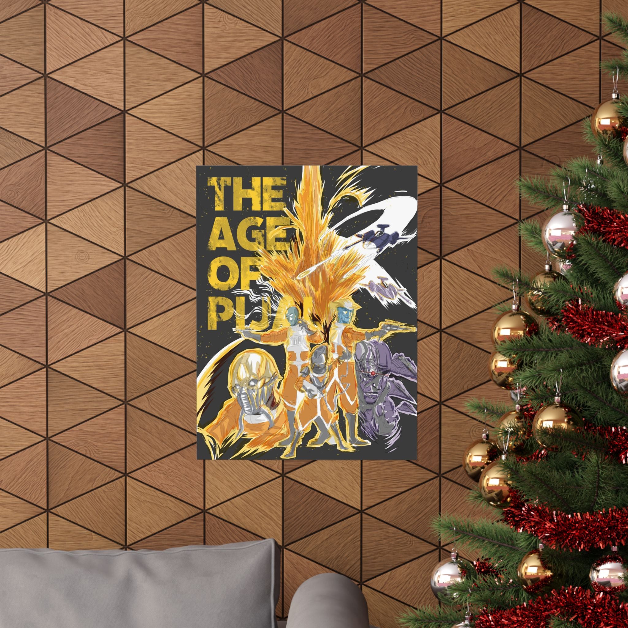'The Age of Pijal' Retro Sci‑Fi | Matte Poster