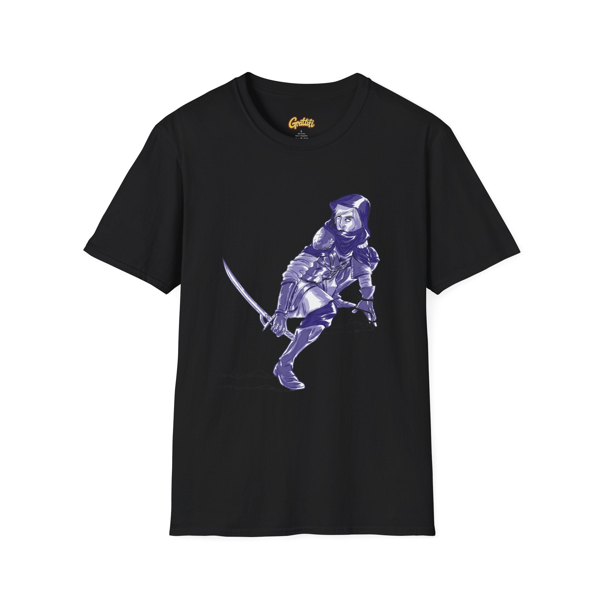 Female Assassin T-Shirt — Purple Assassin Graphic