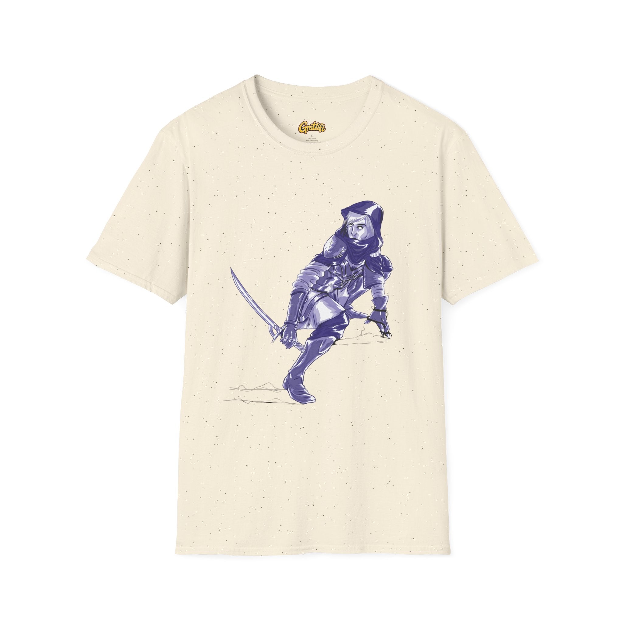 Female Assassin T-Shirt — Purple Assassin Graphic