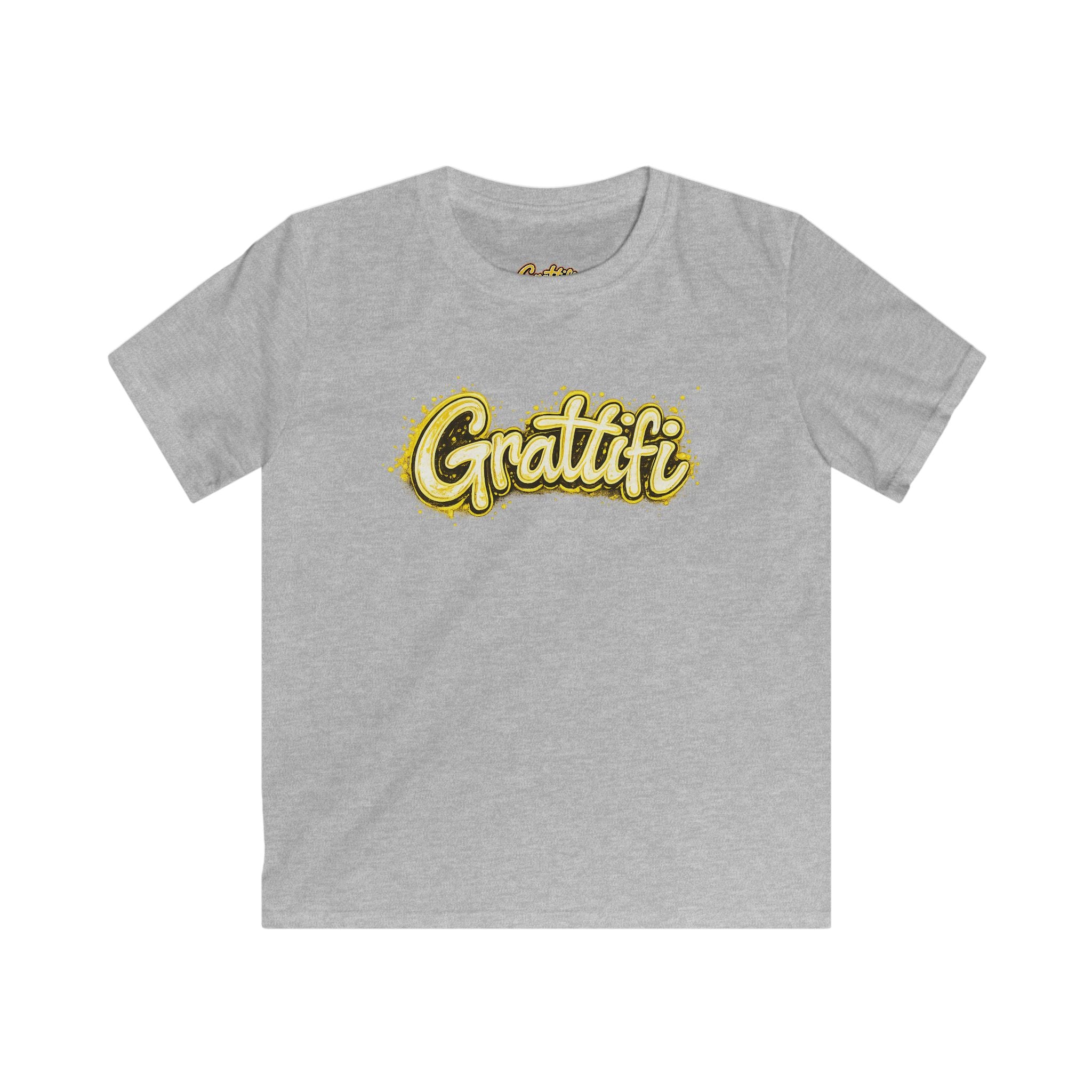 Grattifi Logo Kids Tee — Youth Softstyle Graphic T-Shirt