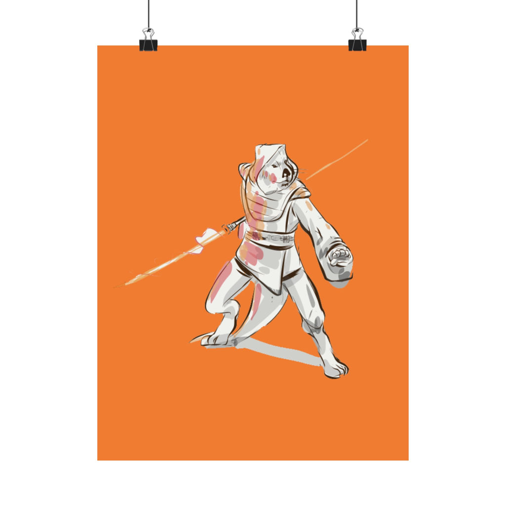 Solarian Warrior | Matte Poster