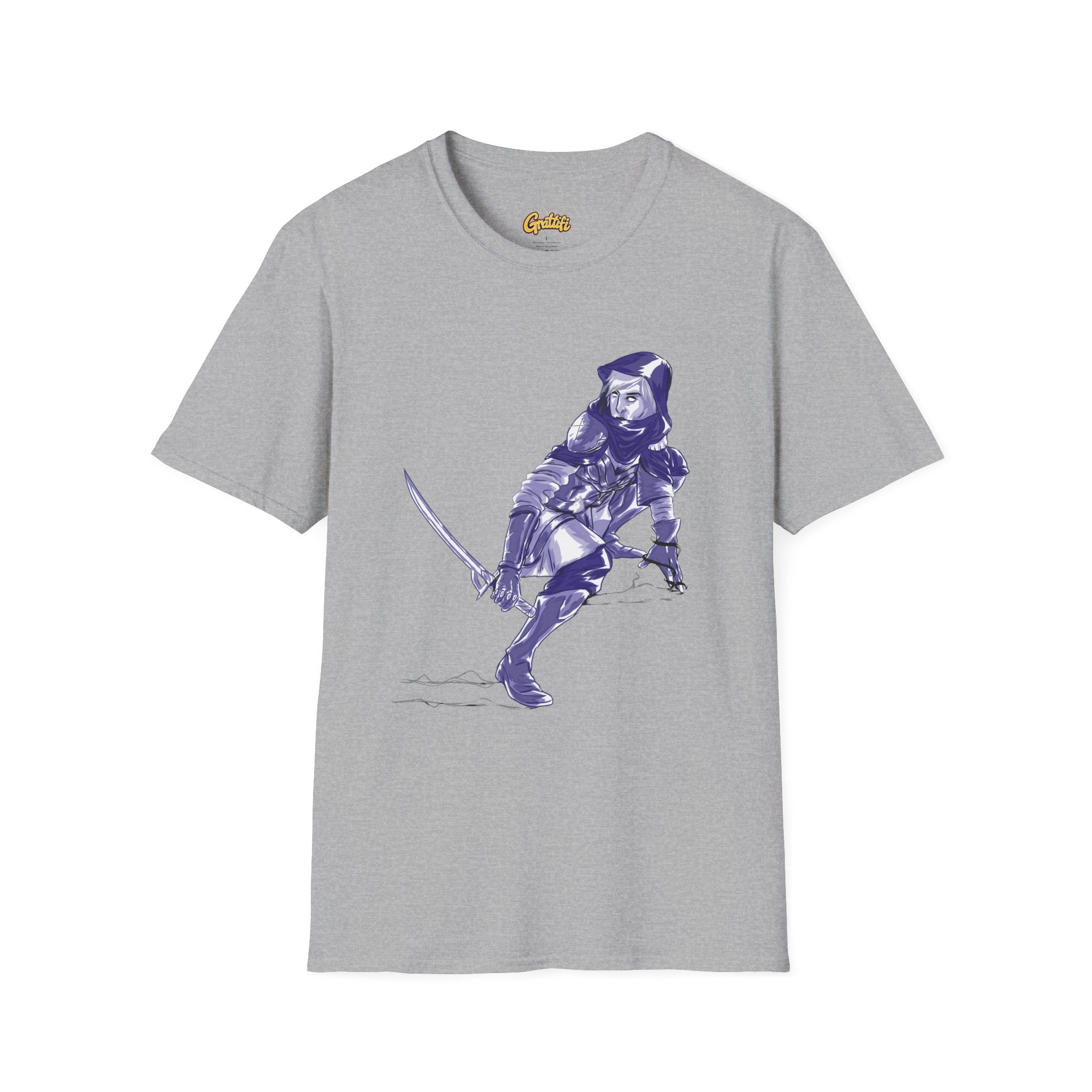 Female Assassin T-Shirt — Purple Assassin Graphic