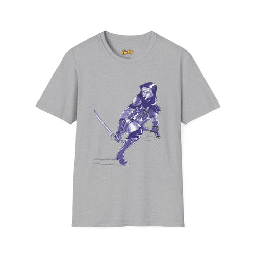 Female Assassin T-Shirt — Purple Assassin Graphic