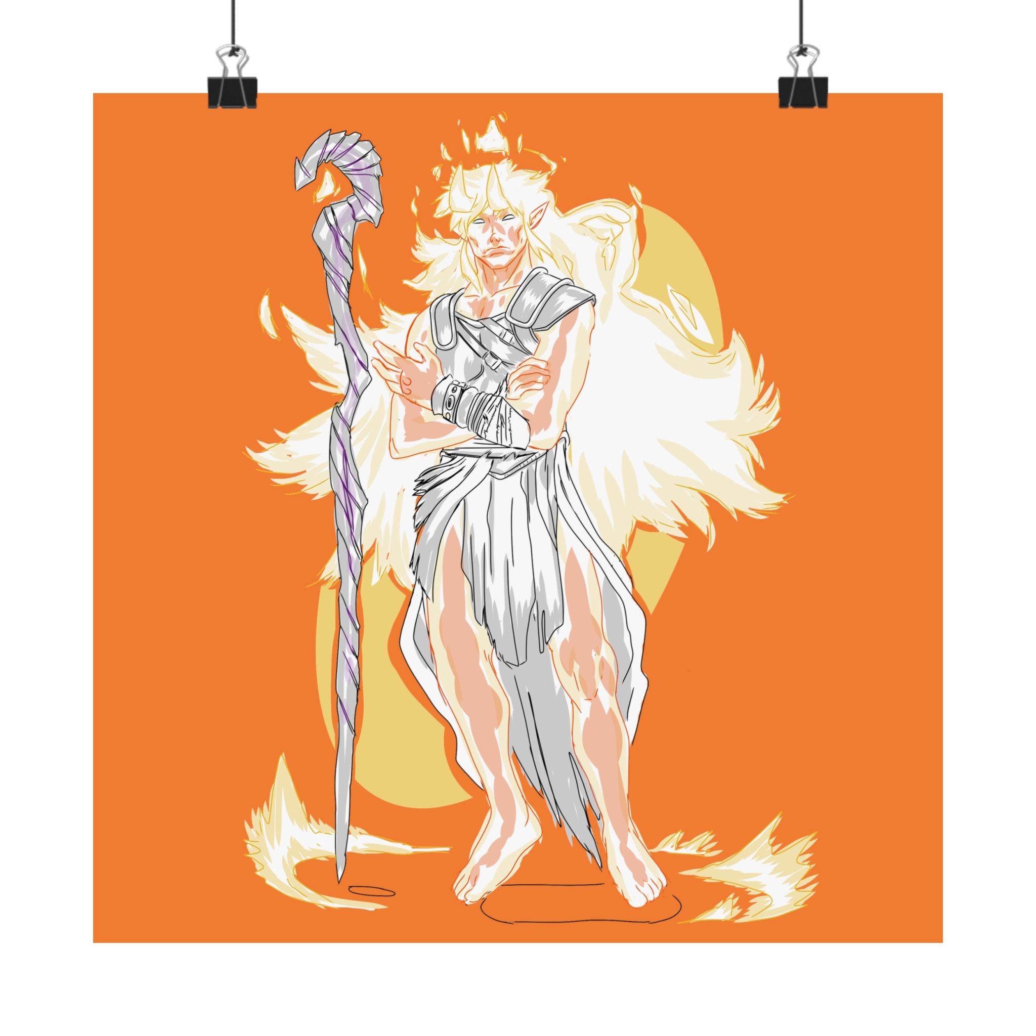 Flameborne Sorcerer | Matte Poster