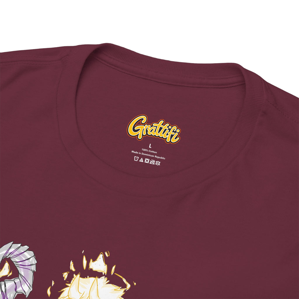 Flameborne Sorcerer Graphic Tee — Fantasy Mage Fire Sorcerer Shirt