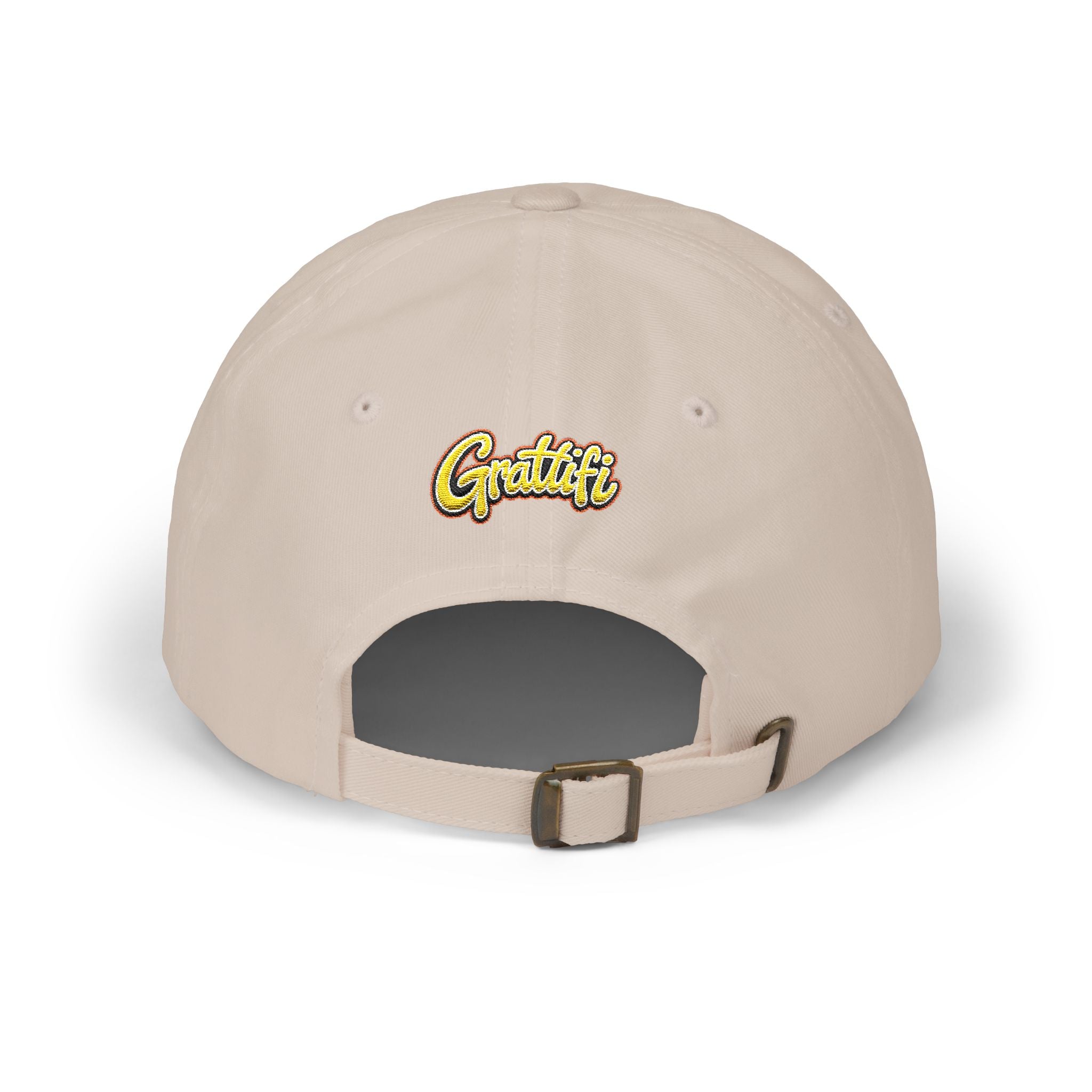 Pause Embroidered Calligraphy Dad Cap
