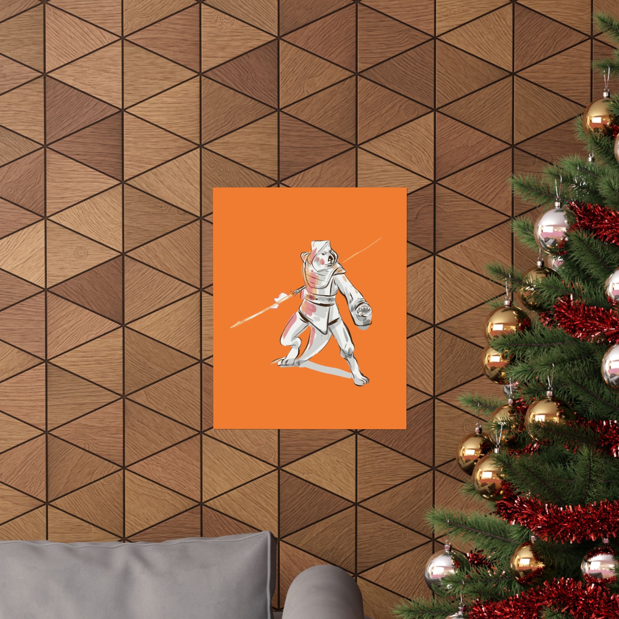 Solarian Warrior | Matte Poster