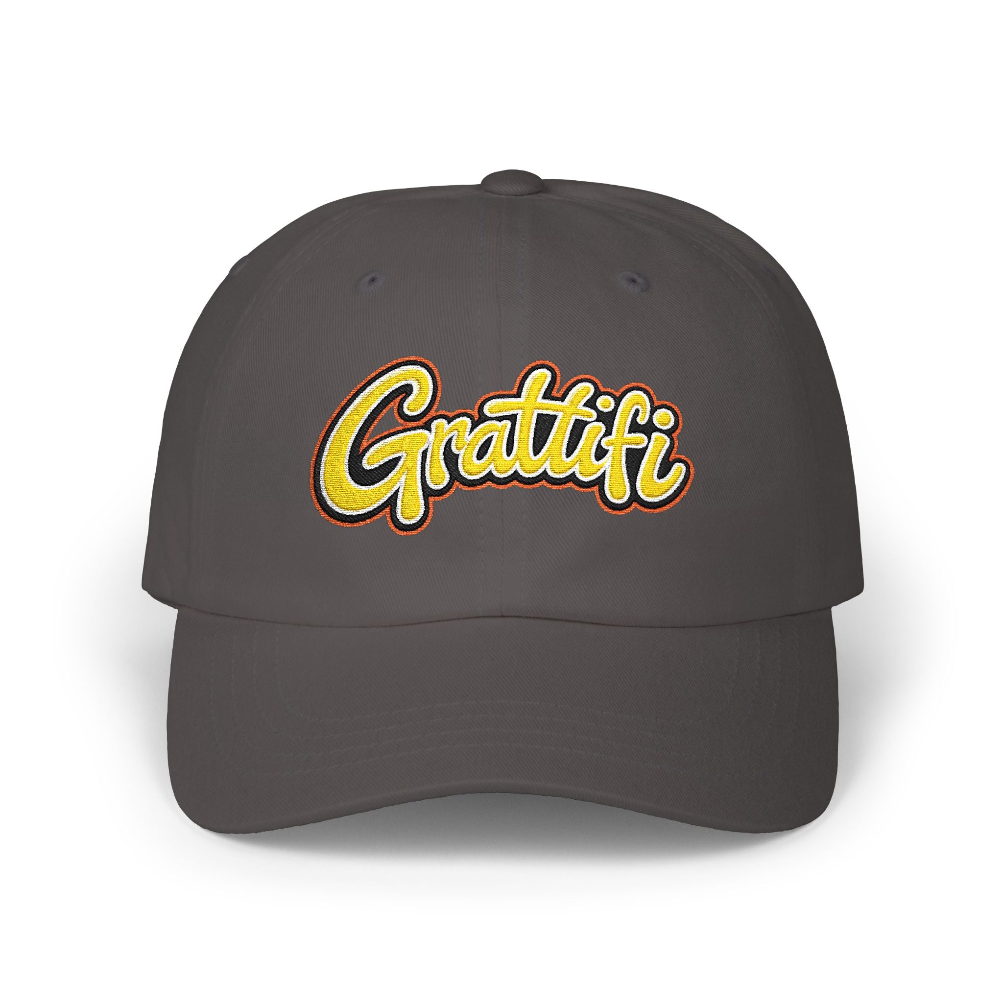 Grattifi Classic Embroidered Dad Cap — Minimal Logo Baseball Hat