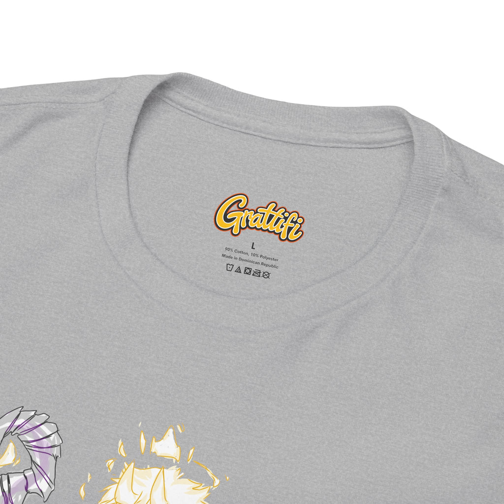 Flameborne Sorcerer Graphic Tee — Fantasy Mage Fire Sorcerer Shirt