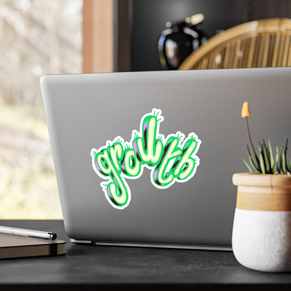 Grow Up Graffiti Kiss-Cut Vinyl Sticker