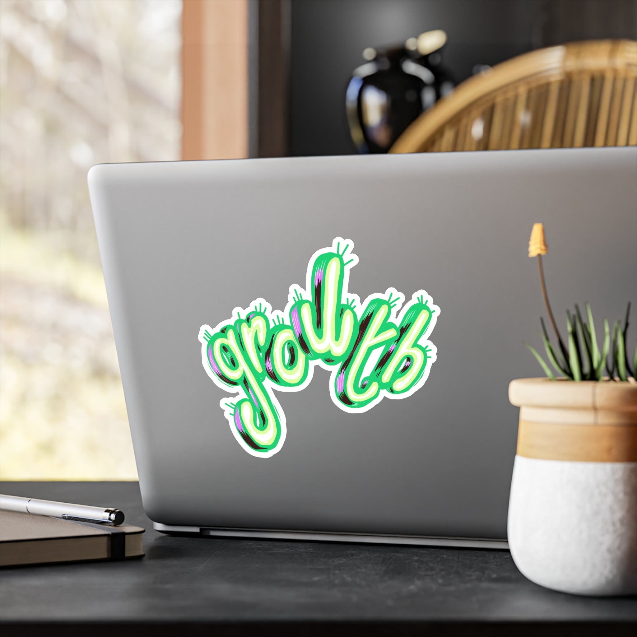 Grow Up Graffiti Kiss-Cut Vinyl Sticker