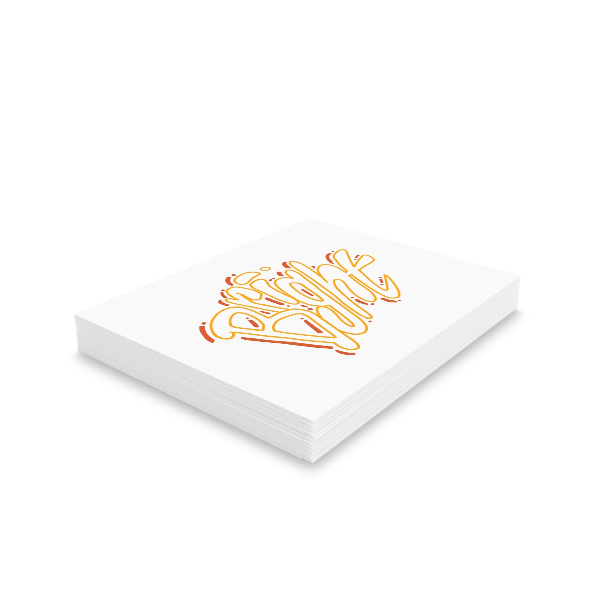 Greeting Cards - 'Bright  Hand-Lettered Card Set (8/16/24 pcs)