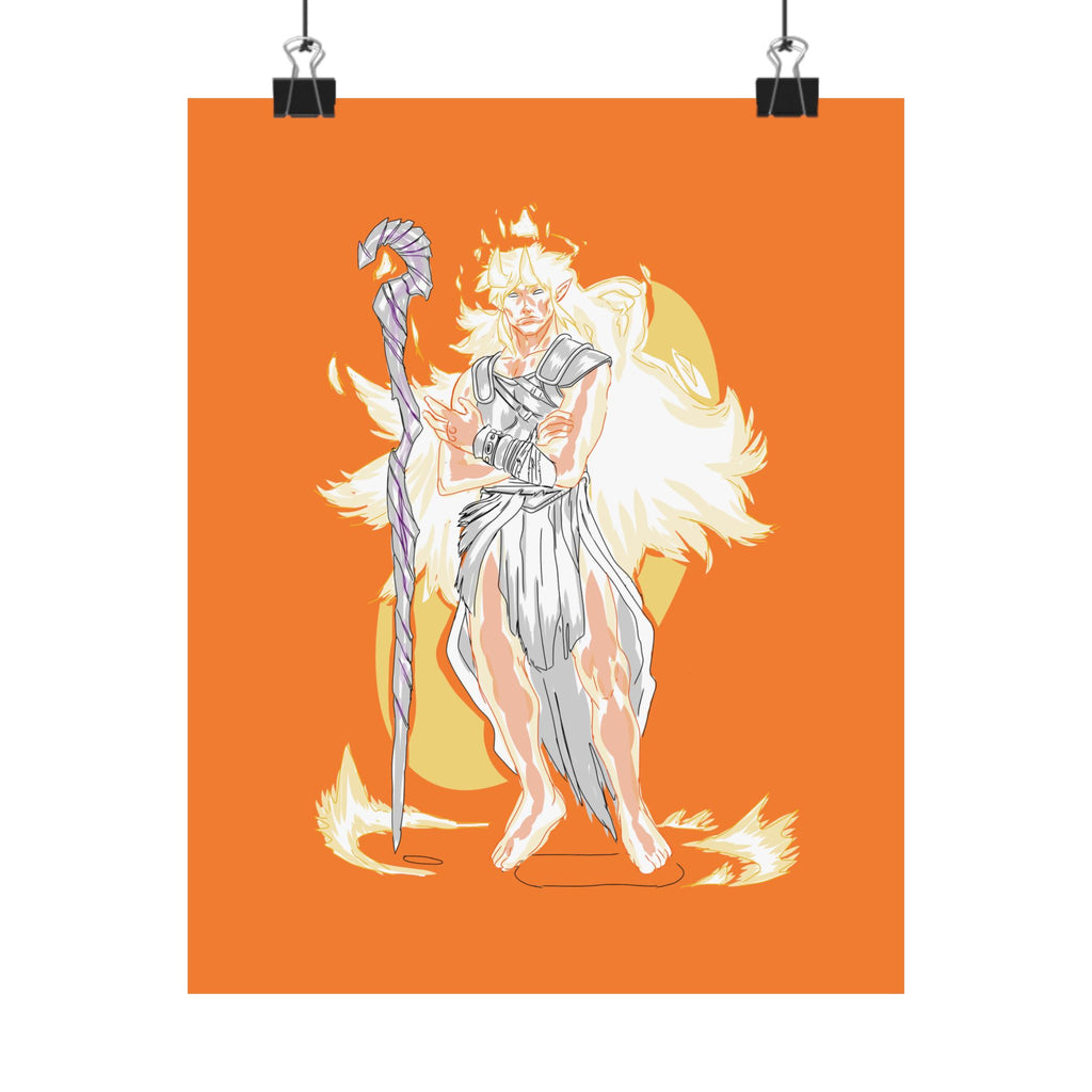 Flameborne Sorcerer | Matte Poster