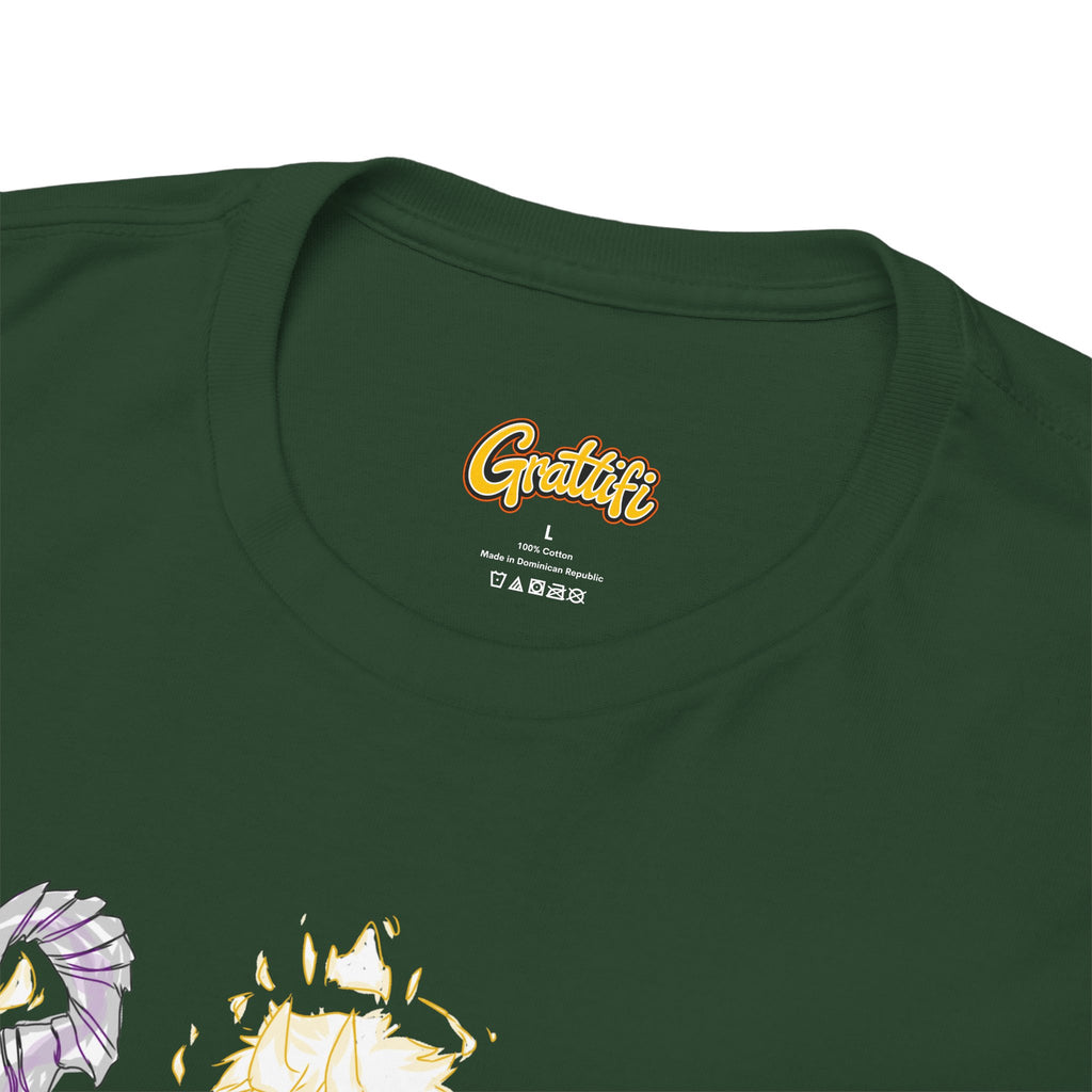 Flameborne Sorcerer Graphic Tee — Fantasy Mage Fire Sorcerer Shirt
