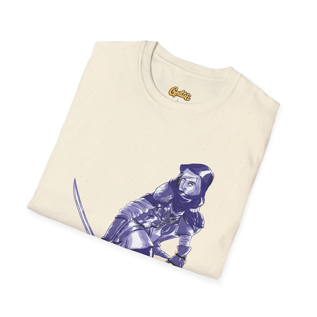 Female Assassin T-Shirt — Purple Assassin Graphic