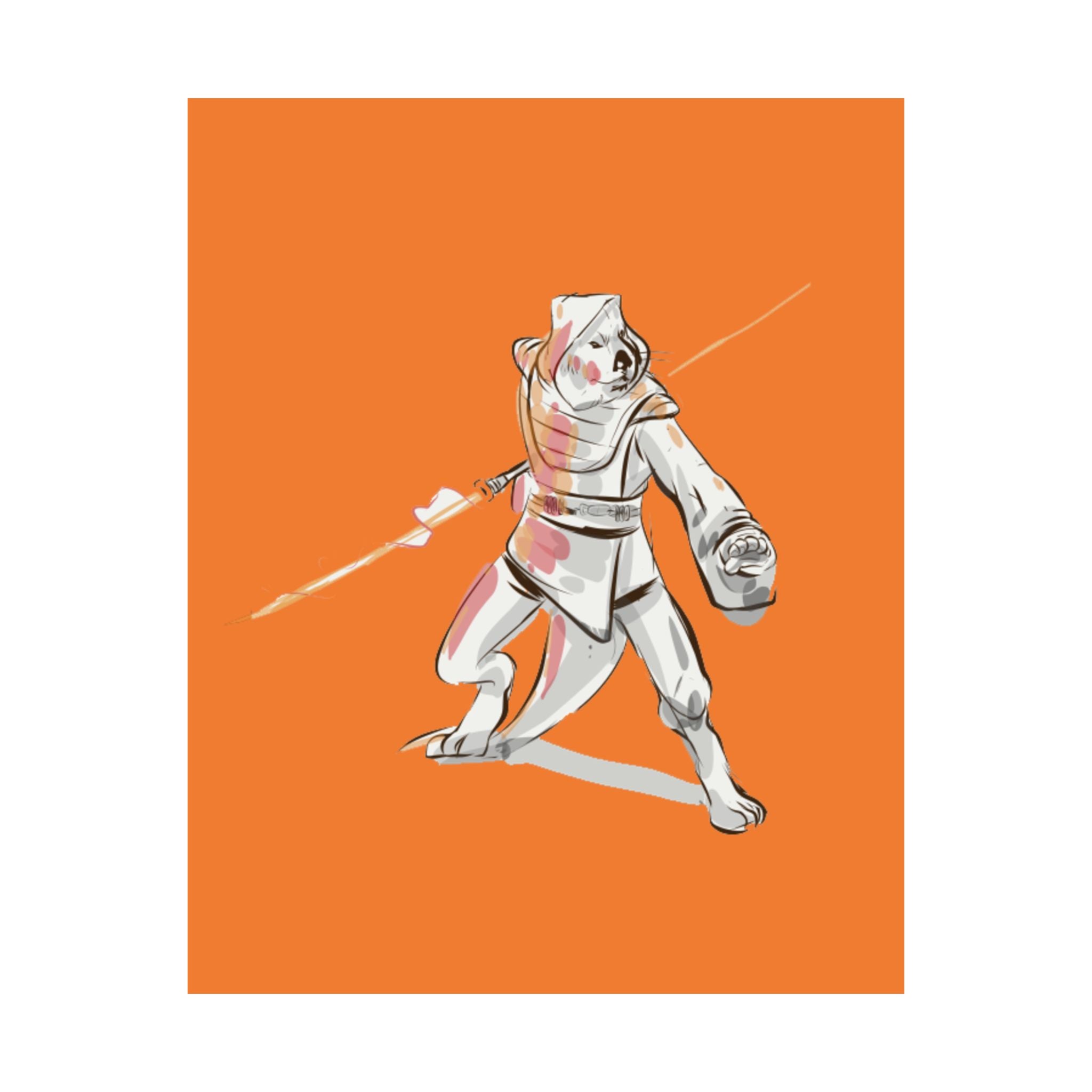 Solarian Warrior | Matte Poster