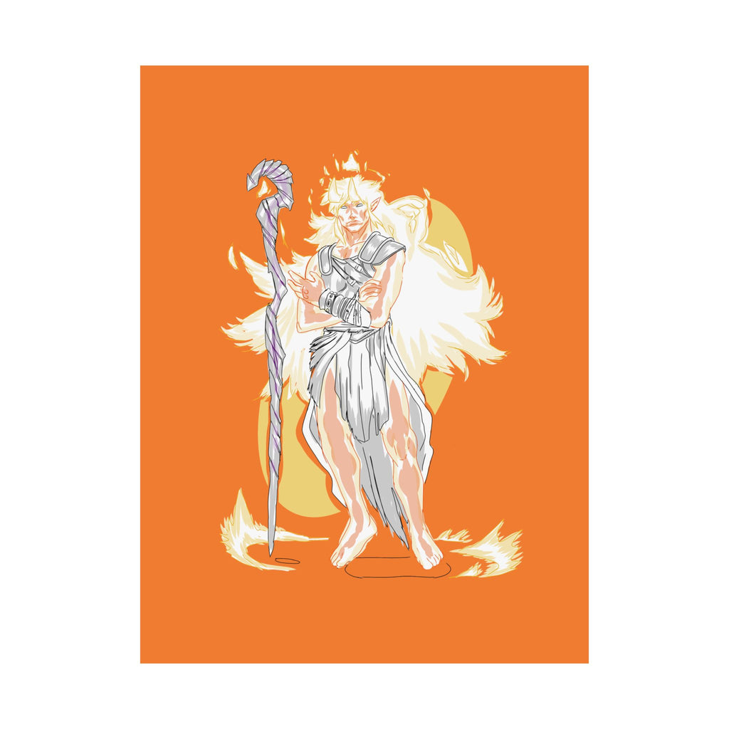 Flameborne Sorcerer | Matte Poster