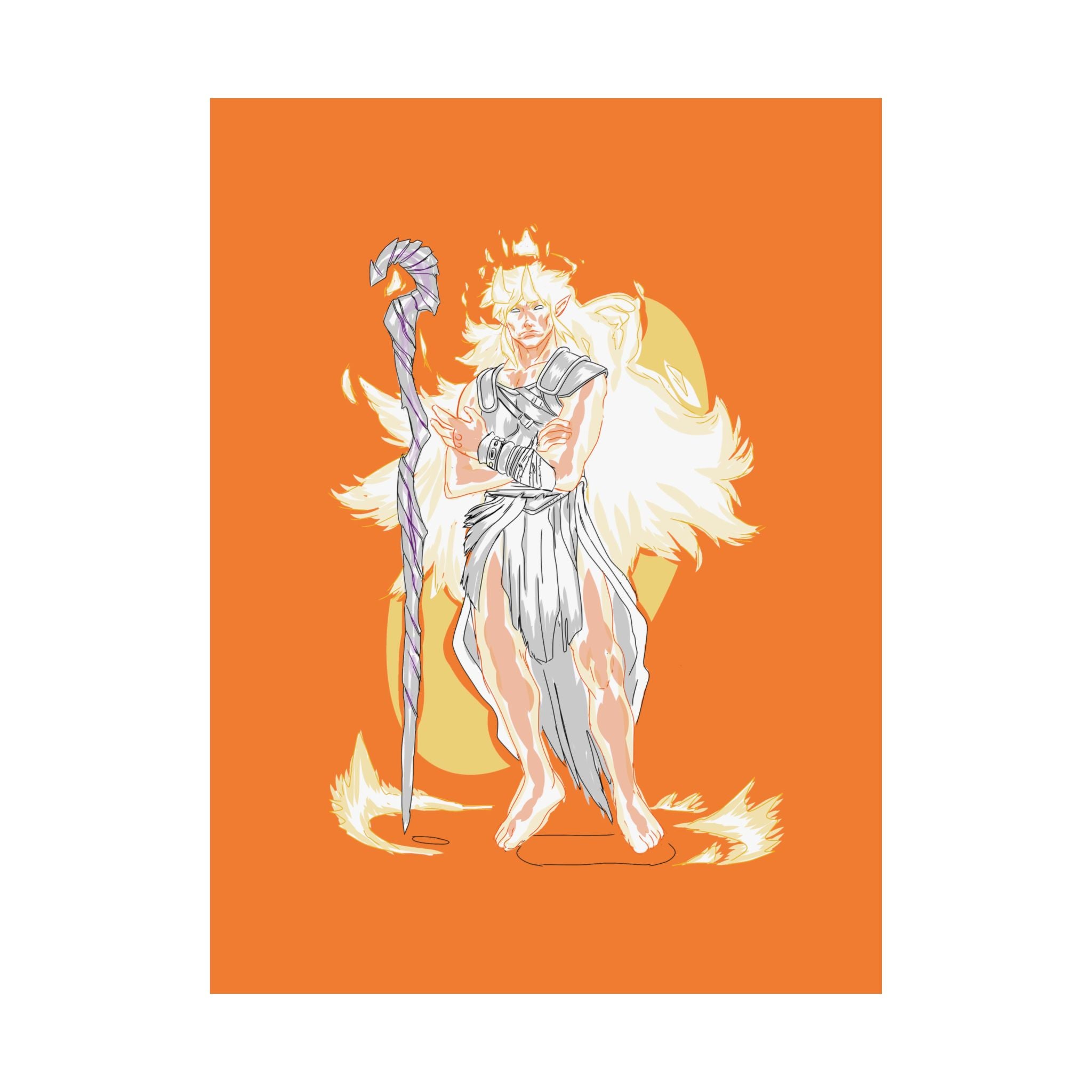 Flameborne Sorcerer | Matte Poster