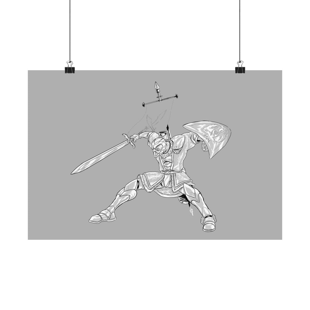 Mechanical Knight | Matte Poster