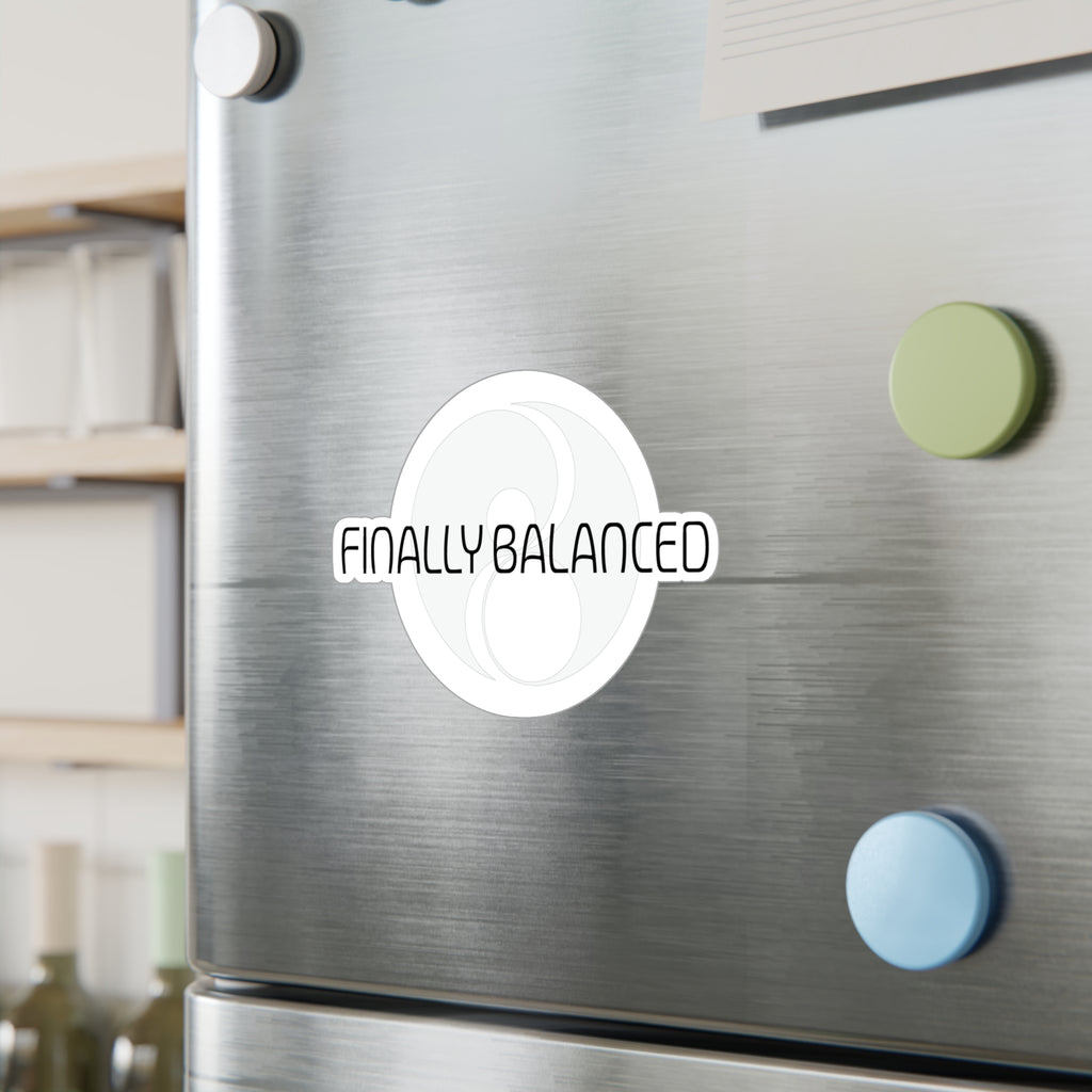 Finally Balanced Vinyl Decal — Yin Yang Sticker