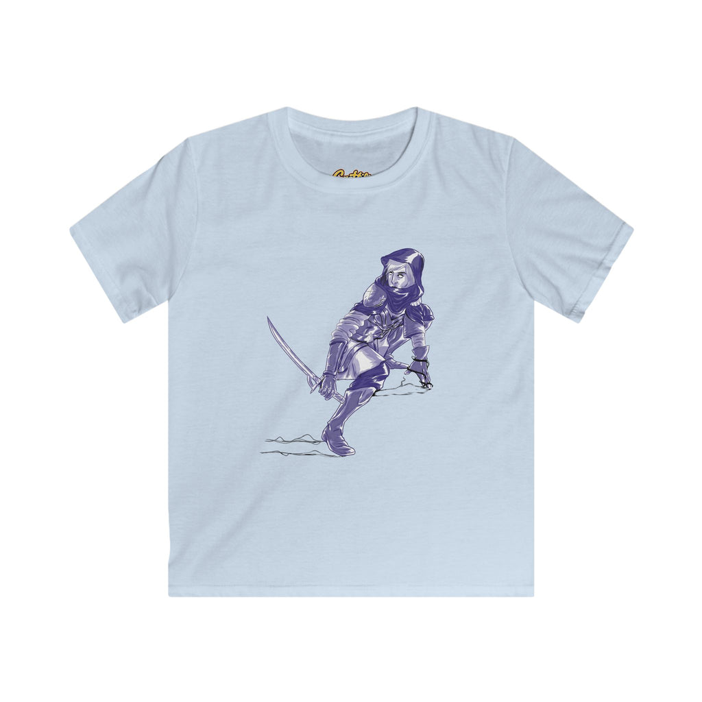 Kids Ninja Tee — Purple Shadow Graphic Shirt