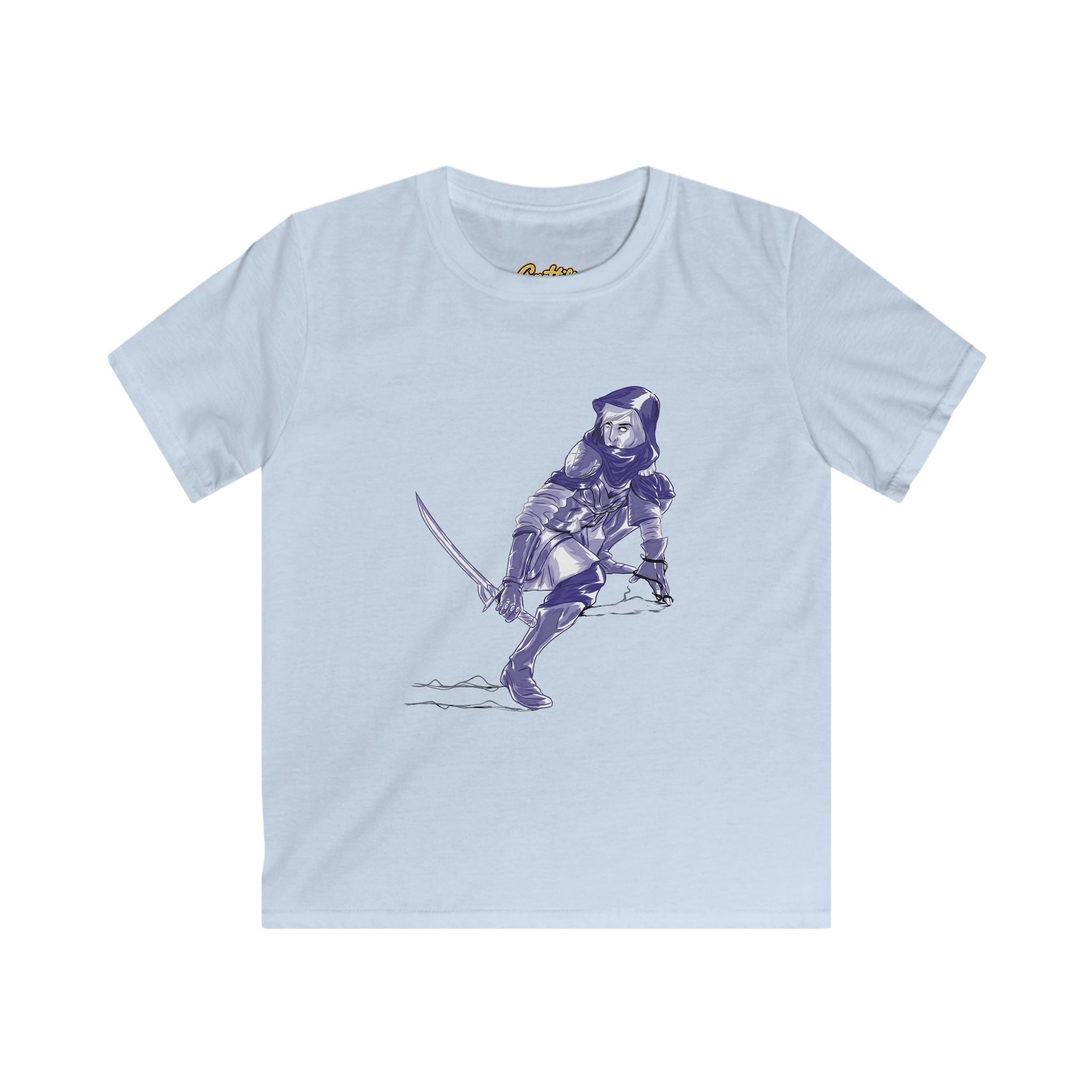 Kids Ninja Tee — Purple Shadow Graphic Shirt