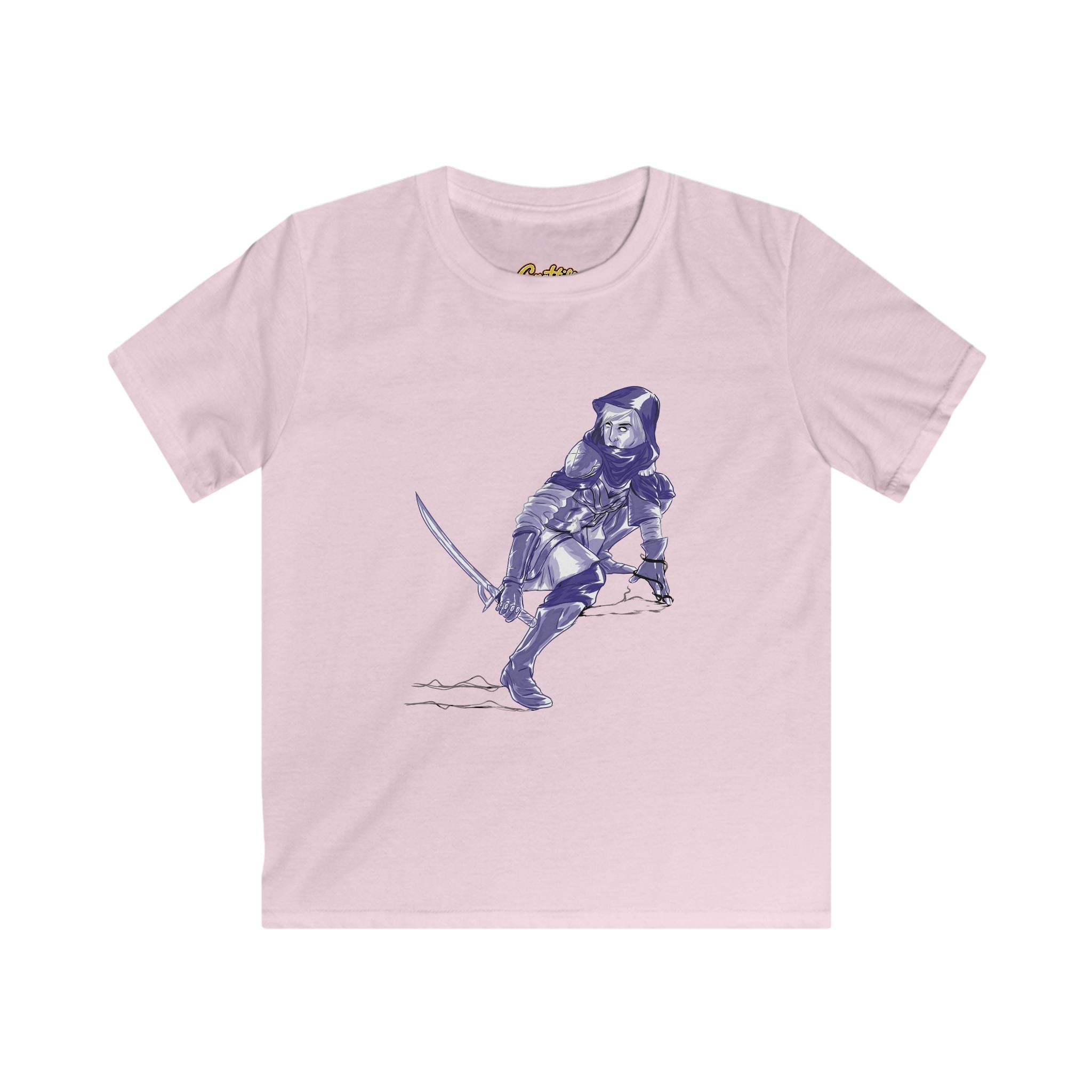 Kids Ninja Tee — Purple Shadow Graphic Shirt