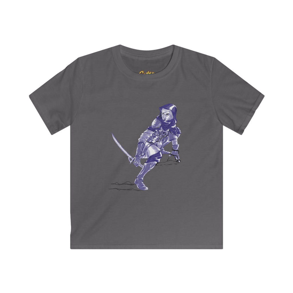Kids Ninja Tee — Purple Shadow Graphic Shirt